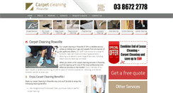 Desktop Screenshot of carpetcleaningrowville.com